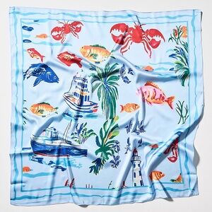 Anthropologie Nautical Hair Scarf